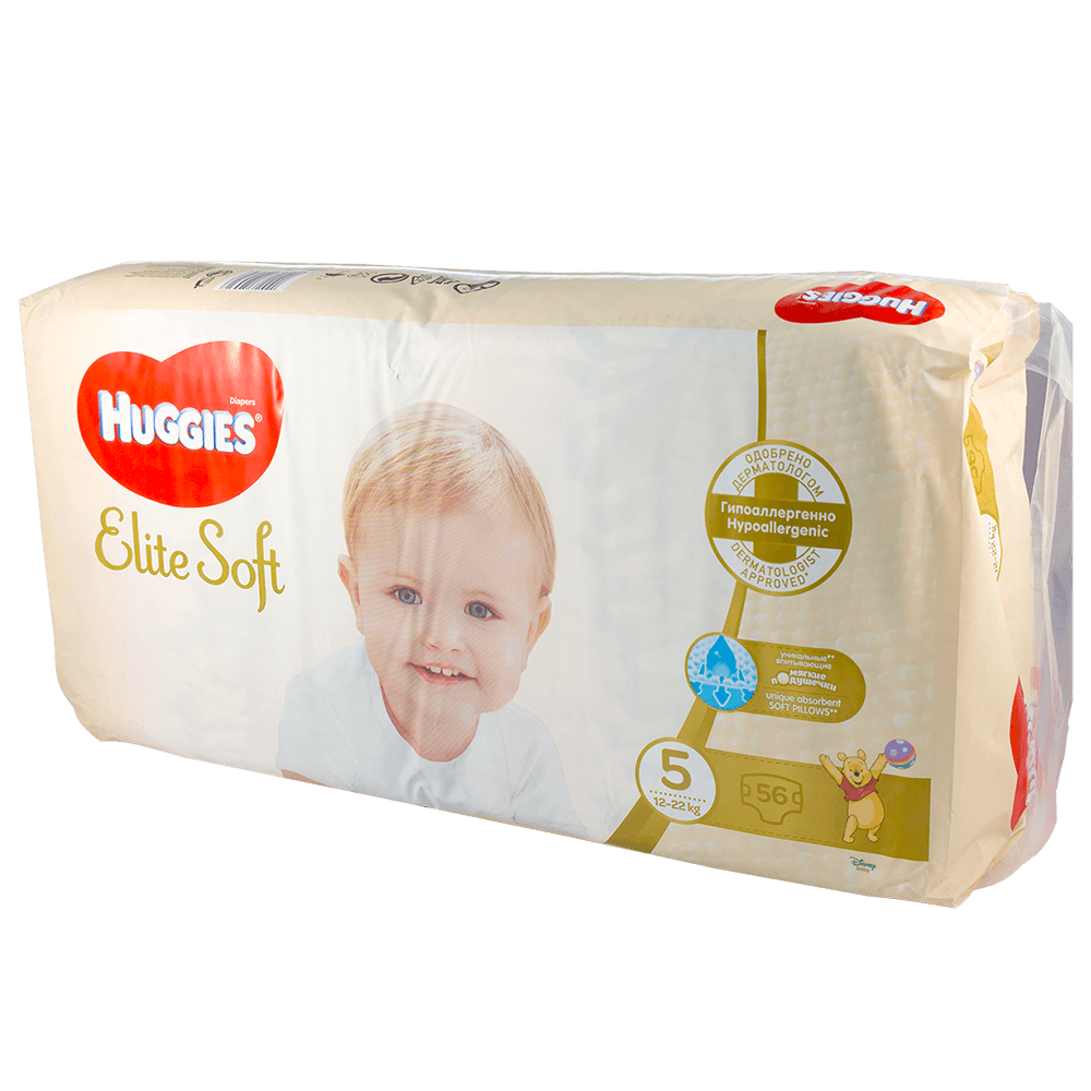 Huggies-5 Mega Elit Soft Uşaq bezi 12-22 kq 42 əd