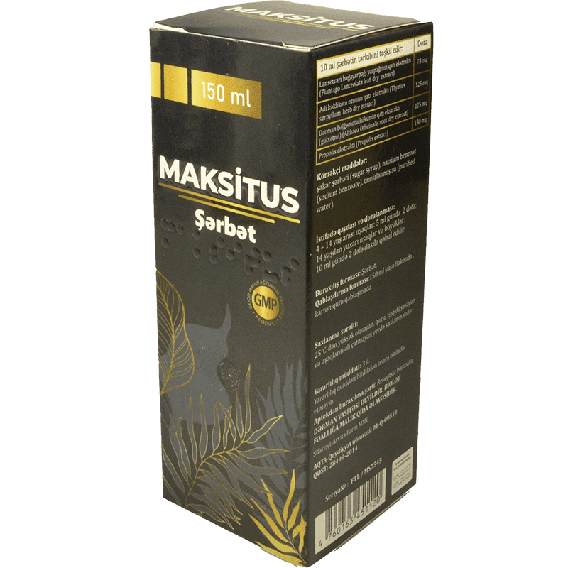 Maksitus 150 ml.