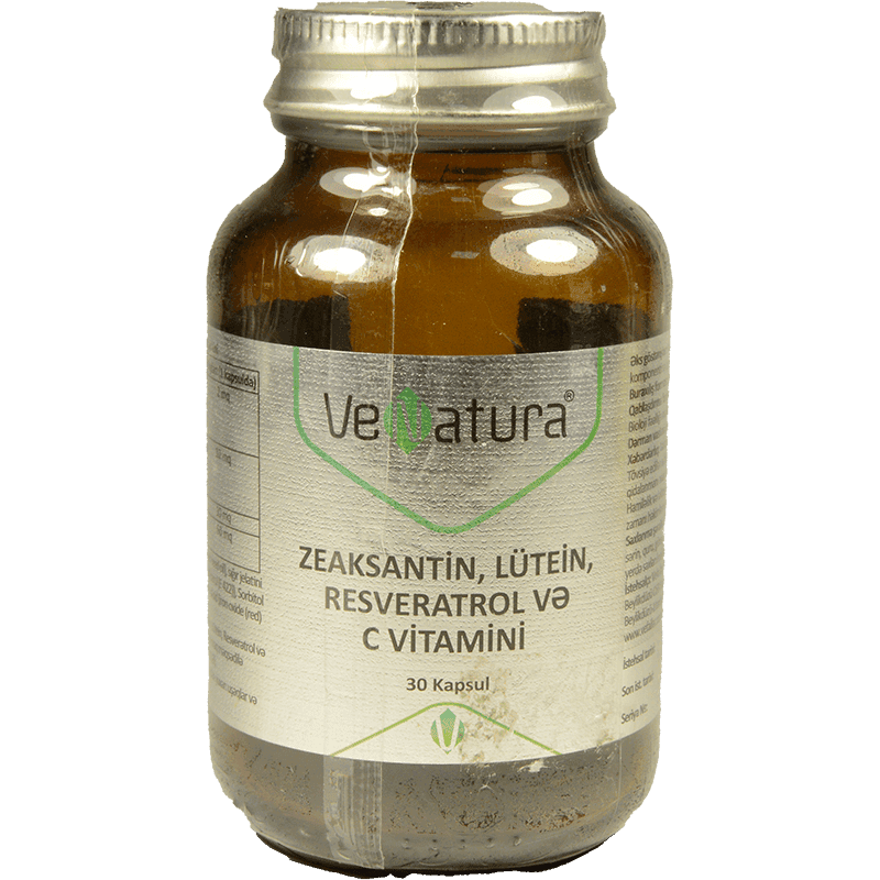 Venatura zeaksantin lütein 30 əd