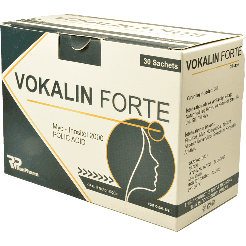 Vokalin forte 30 əd.