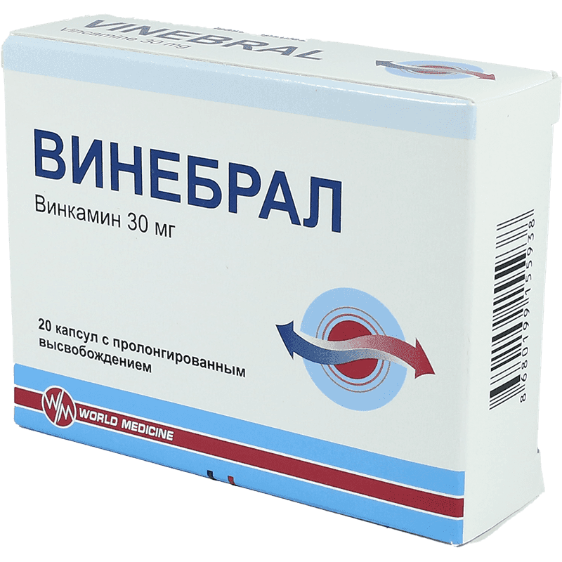 Vinebral 30 mg. 20 əd.