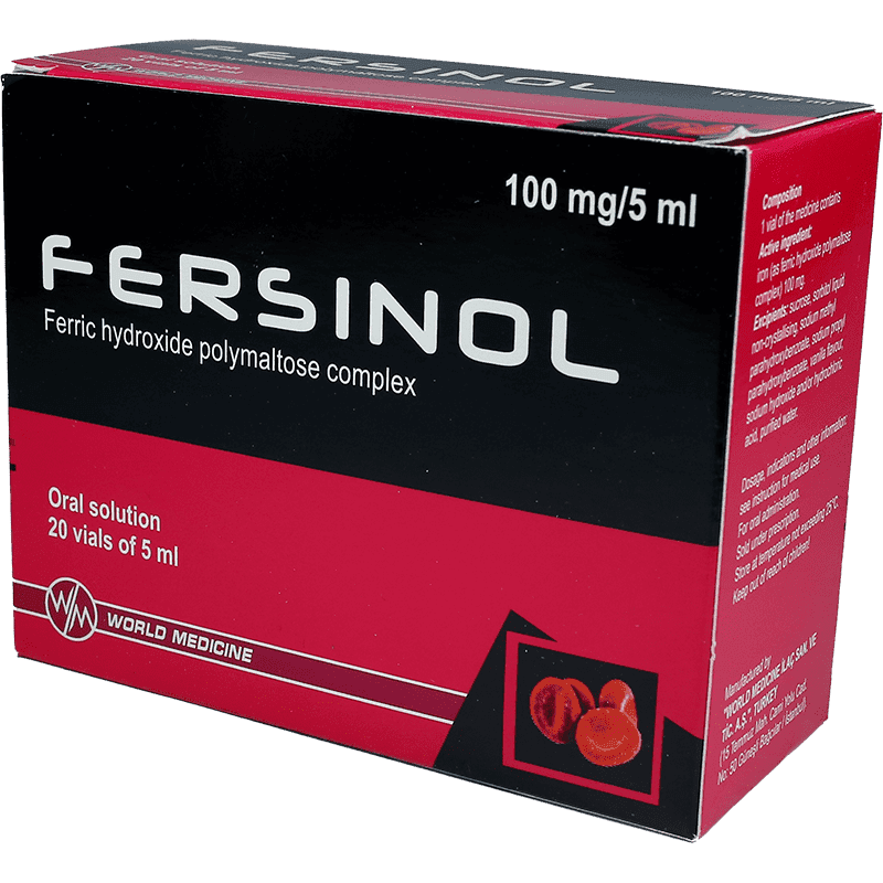 Fersinol 5 ml 20 əd.