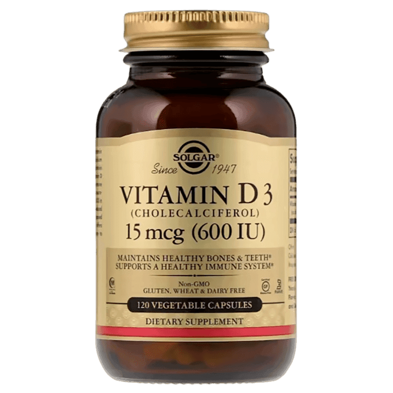 Solgar Vitamin D3, 600 IU 120 əd