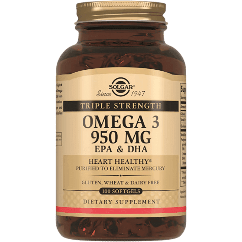 Solgar Üçqat Omega-3, 950 mq EPA və DHA, 50 əd