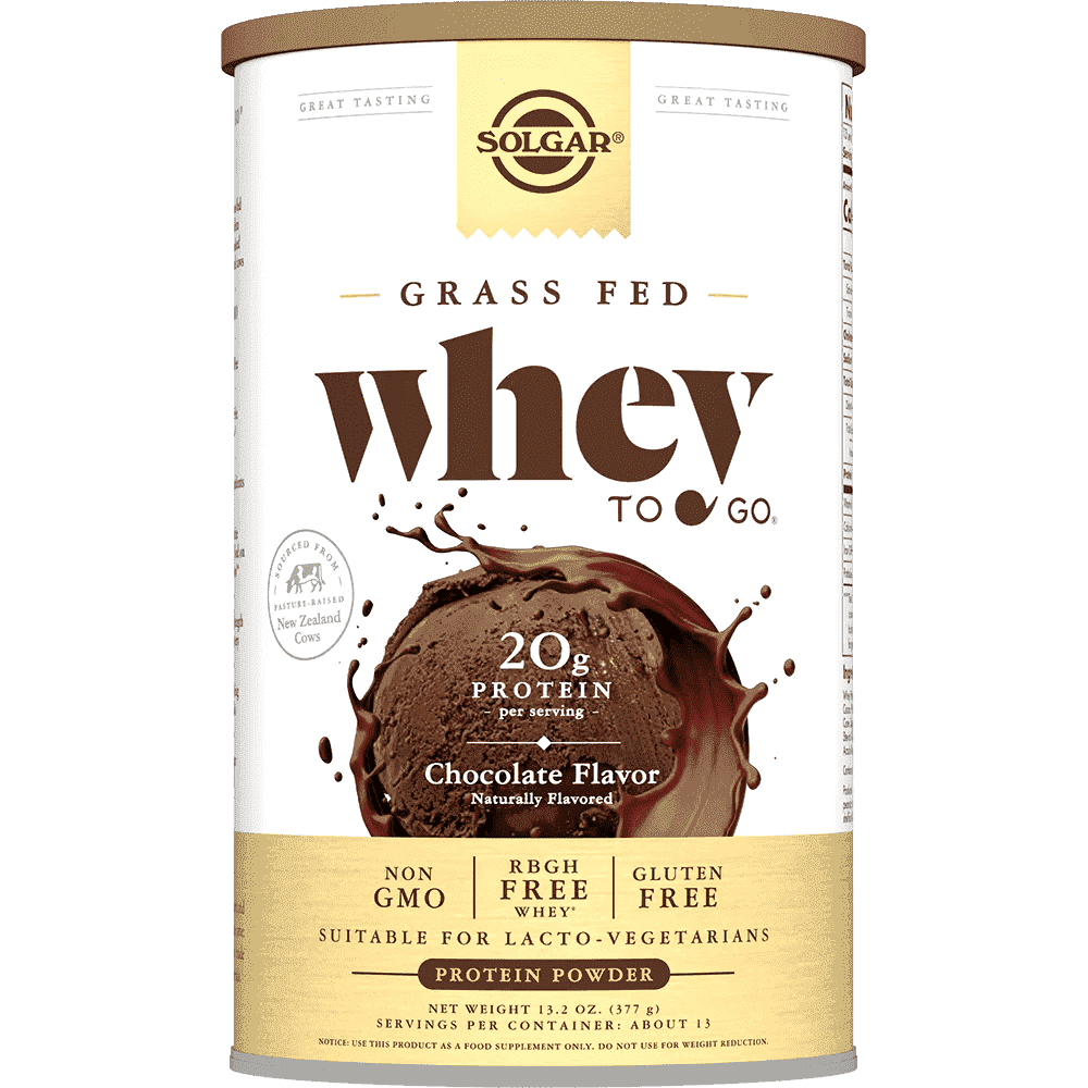 Solgar Protein serumu şokolad dadlı Whey to go