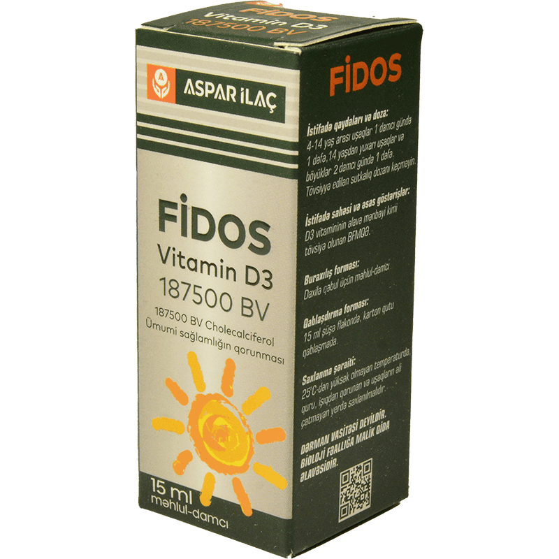 Fidos 187500Uİ 15 ml