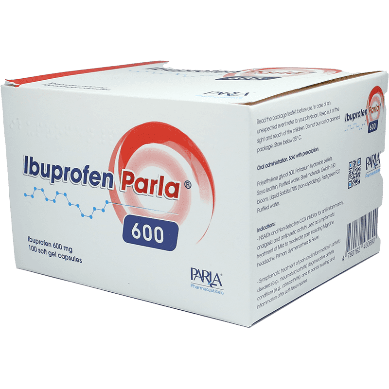 Ibuprofen Parla 600 mq 100 əd.