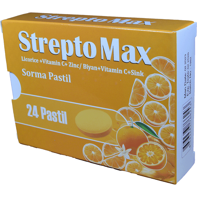 Strepto Max vitamin C 24 əd.