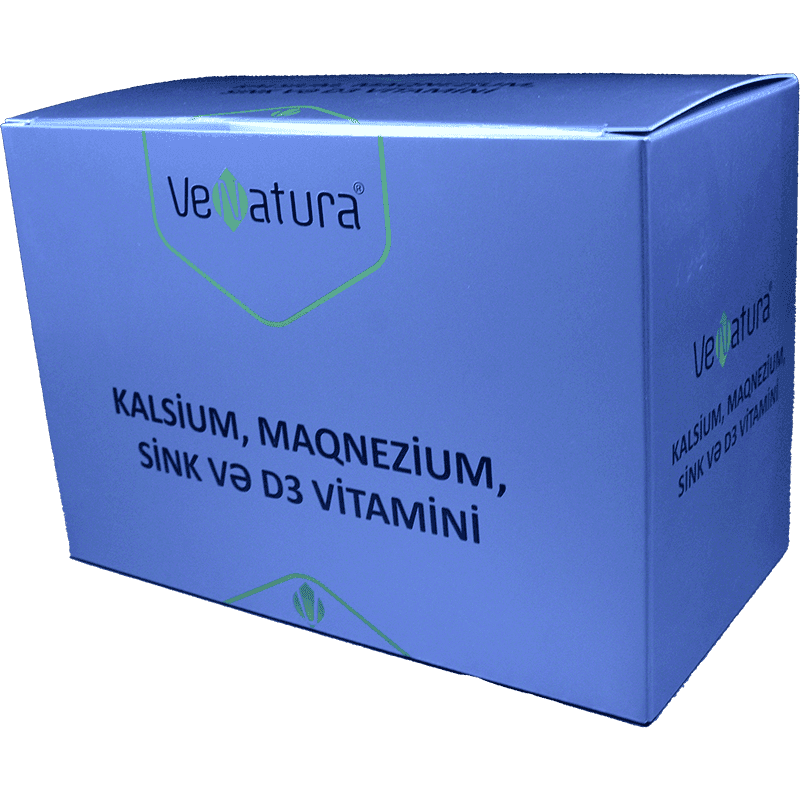 Venatura Ca+Mg+Zn+D3 30 əd.
