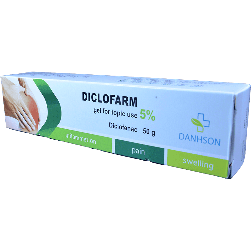 Diclofarm 50 mq/q 5% 50 ml