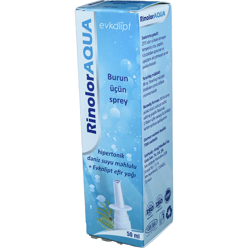Rinolor aqua evkalipt 50 ml.