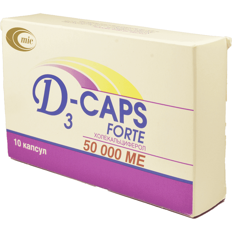 D3-caps forte 50000 ED 10 əd