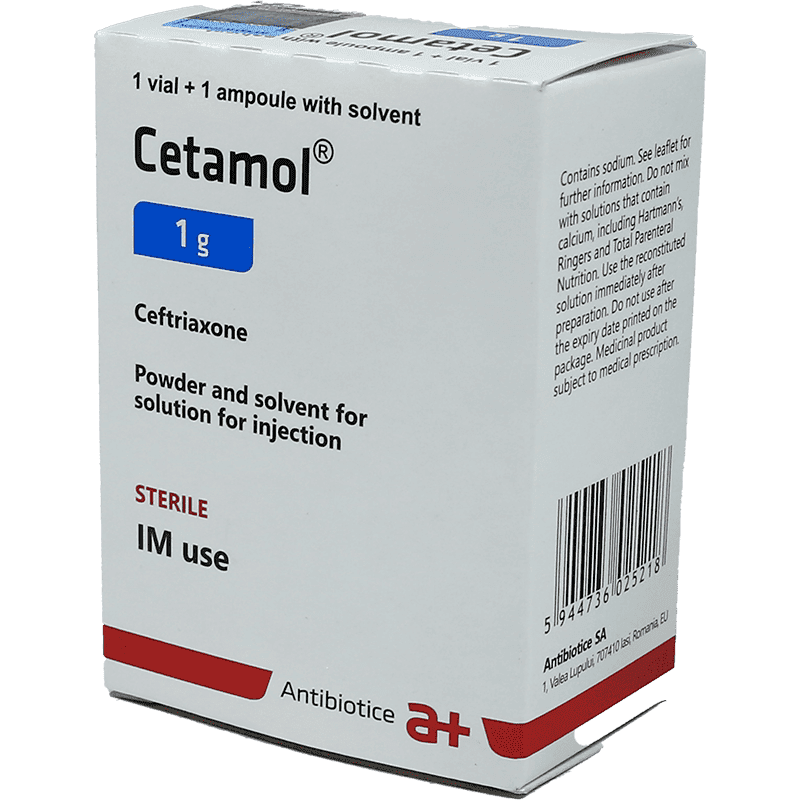 Cetamol 1 q 1 əd