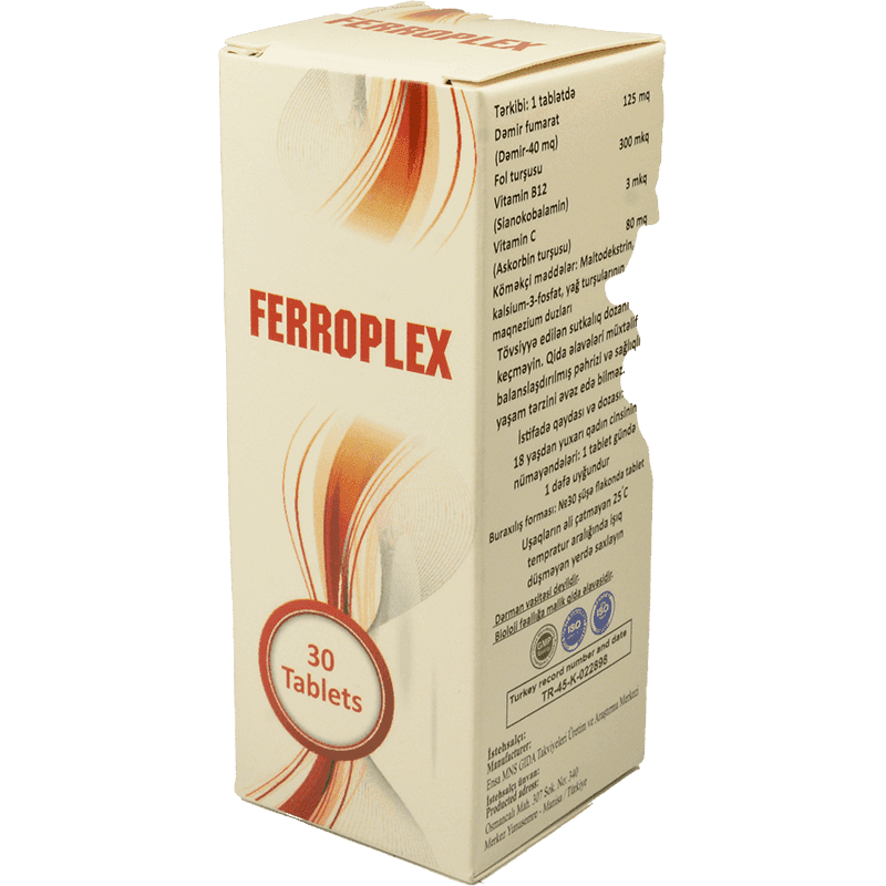 Ferroplex 30 əd.