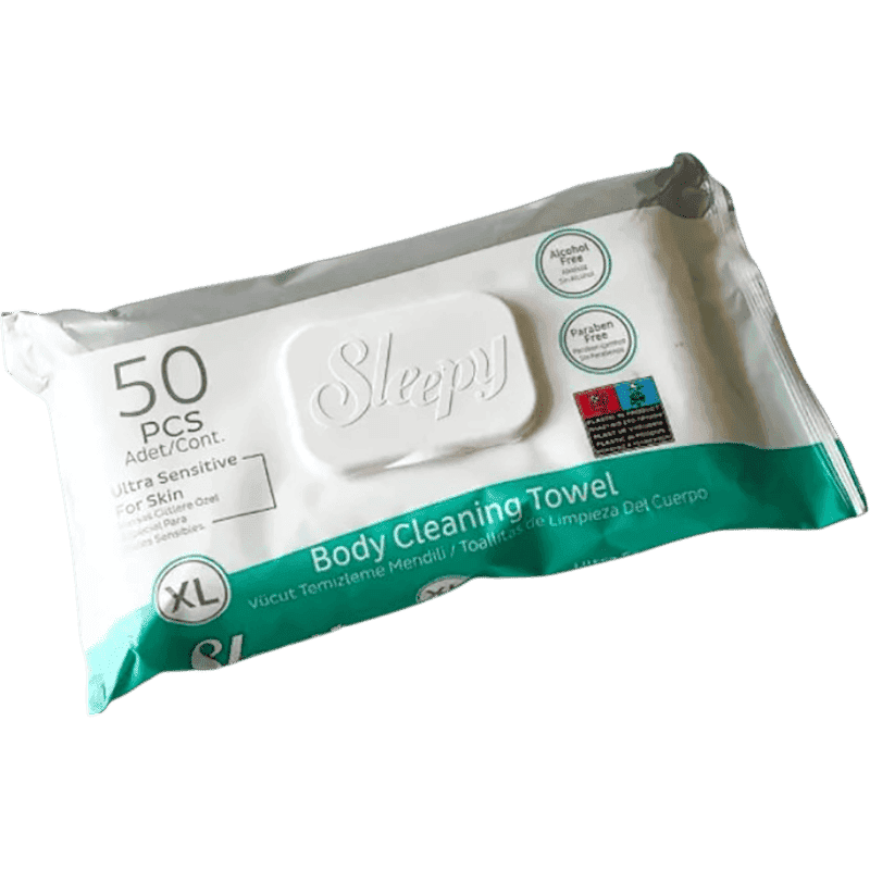 Nəm salfetlər Ultra Sensitive Body Cleaning 50 əd