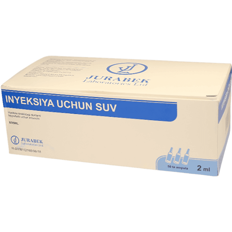 İnyeksiya üçün su 2 ml 10 əd