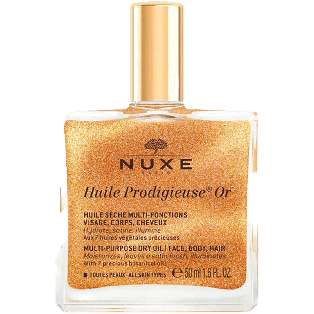 Huile Prodigieuse Parıltılı Quru Üz, Bədən və Saç üçün Yağ 50 ml (Fransa)