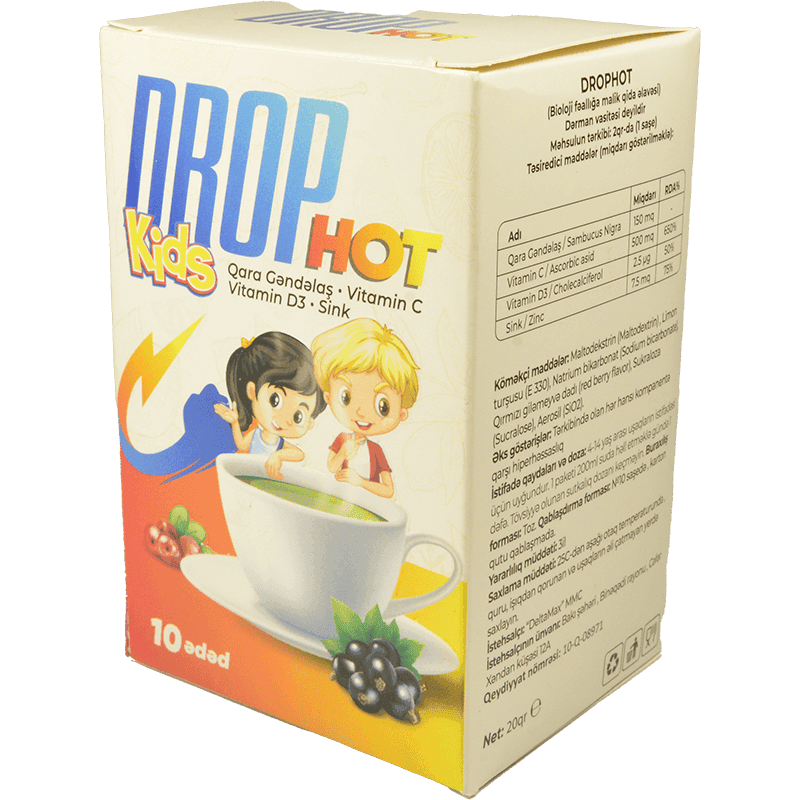 DropHot kids 2 q 10 əd