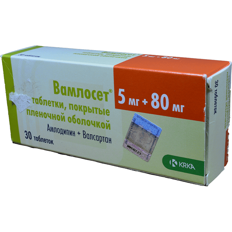 Vamloset 5 mg./80 mg. 30 əd.