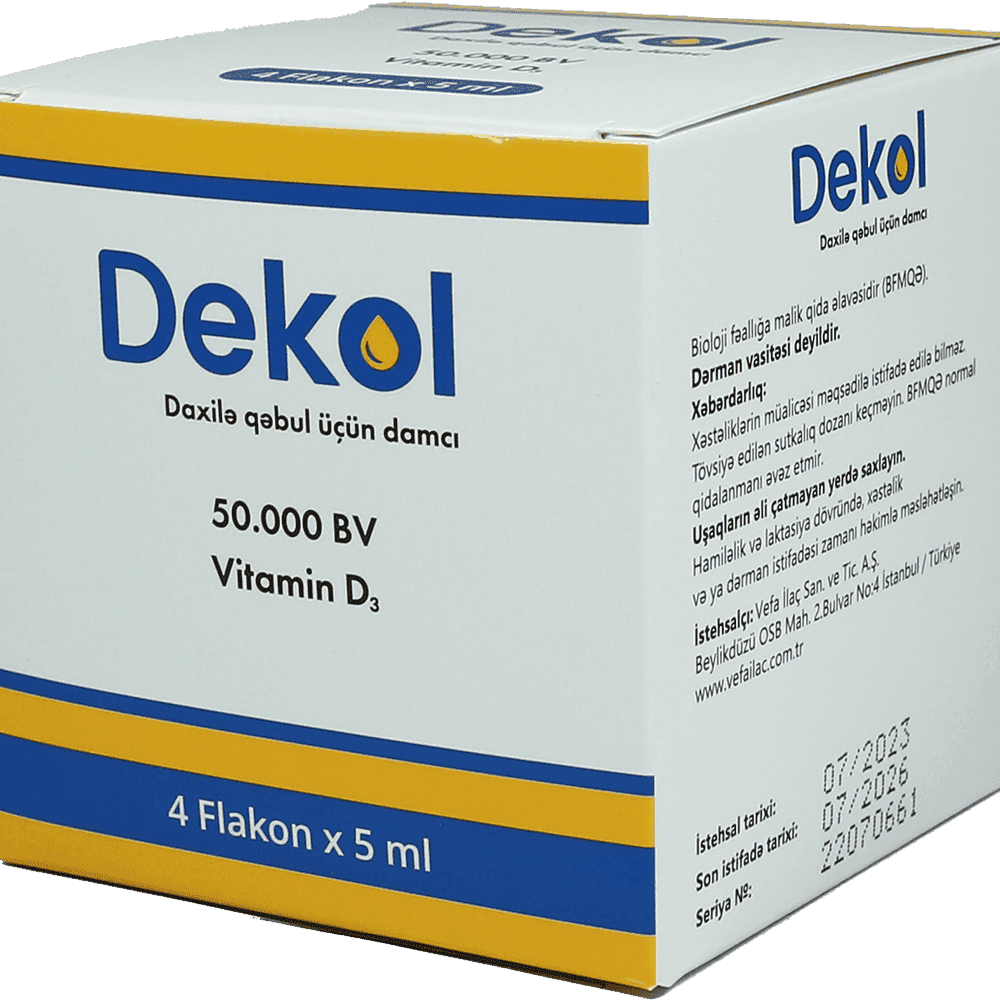 Dekol 50000 əd. 5 ml 4 əd.