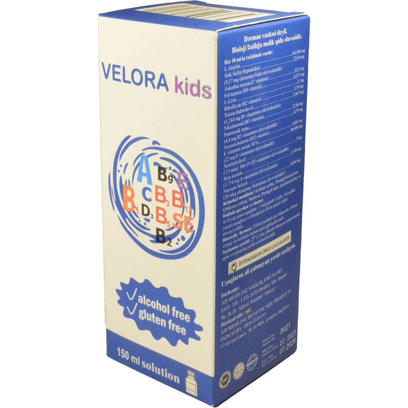 Velora kids 150 ml
