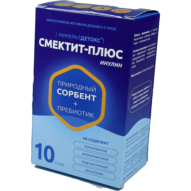 Smektit-plus-inulin 10 əd.
