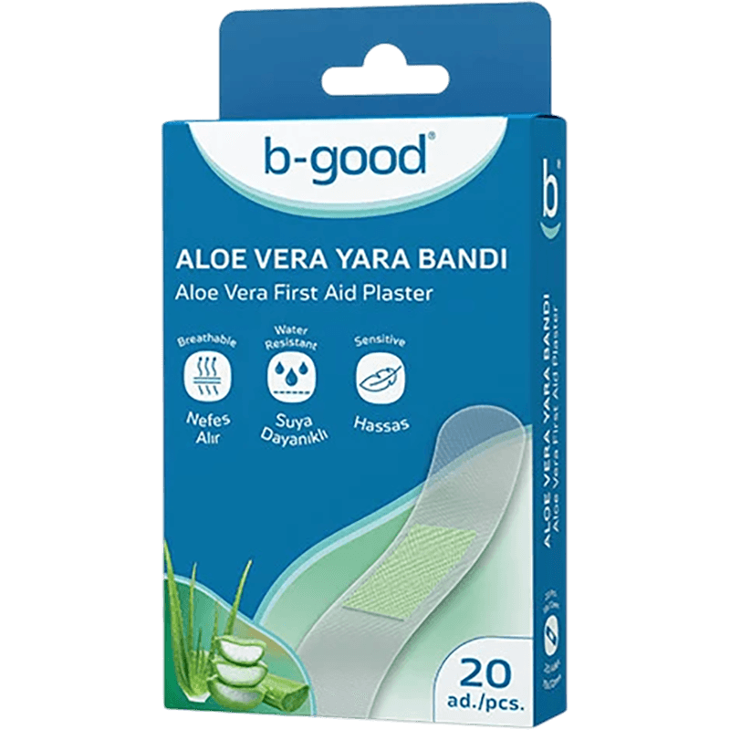 B-good B900 19x72 mm aloe vera ilə ilk yardım yara bandı 20 əd