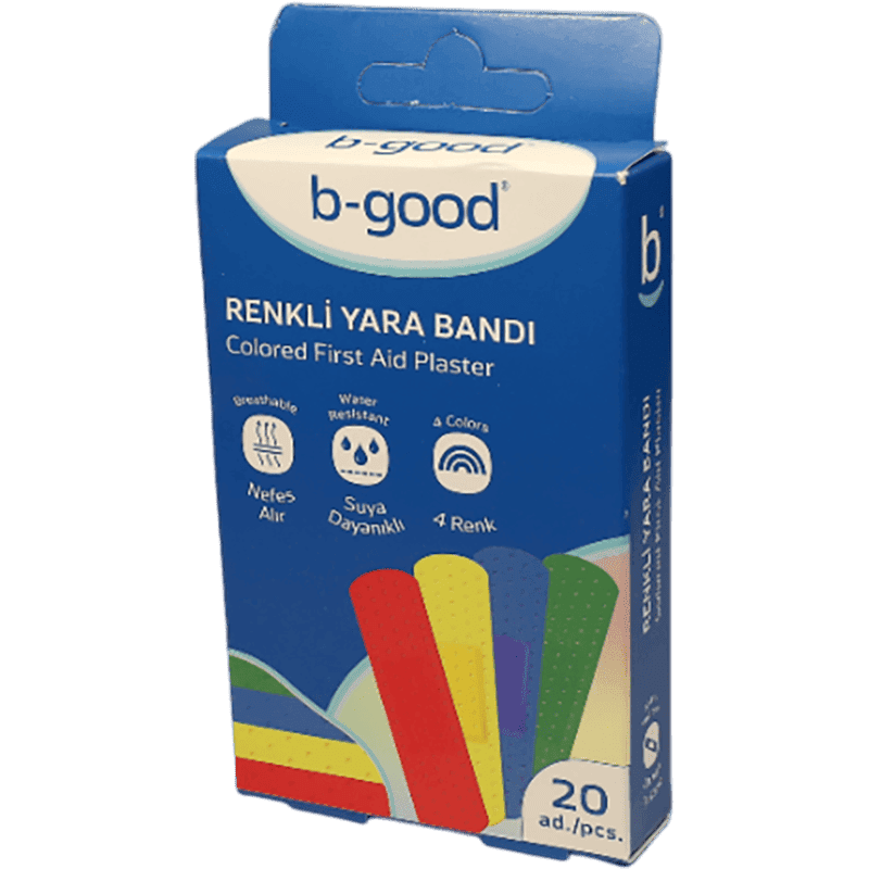 B-good B820 Rəngli ilk yardım yara bandı 20 əd