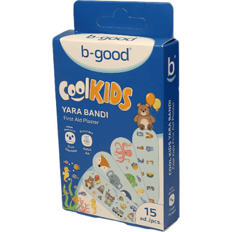 Uşaq üçün B-good ilk yardım yara bandı 15 əd