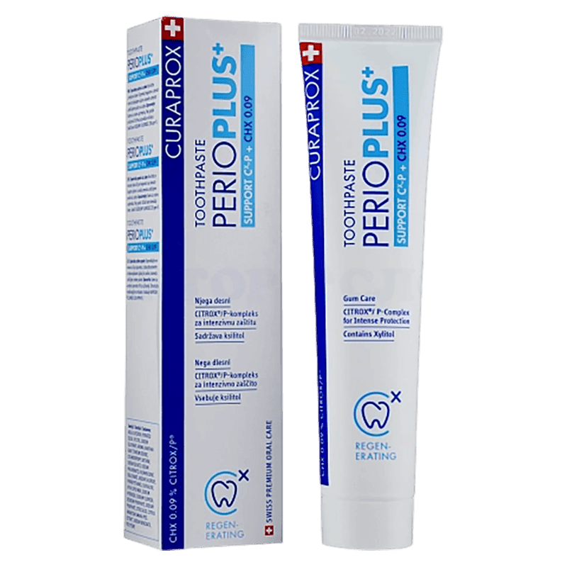 Diş pastası PerioPlus+ Support Cv-P+CHX 0.09%
