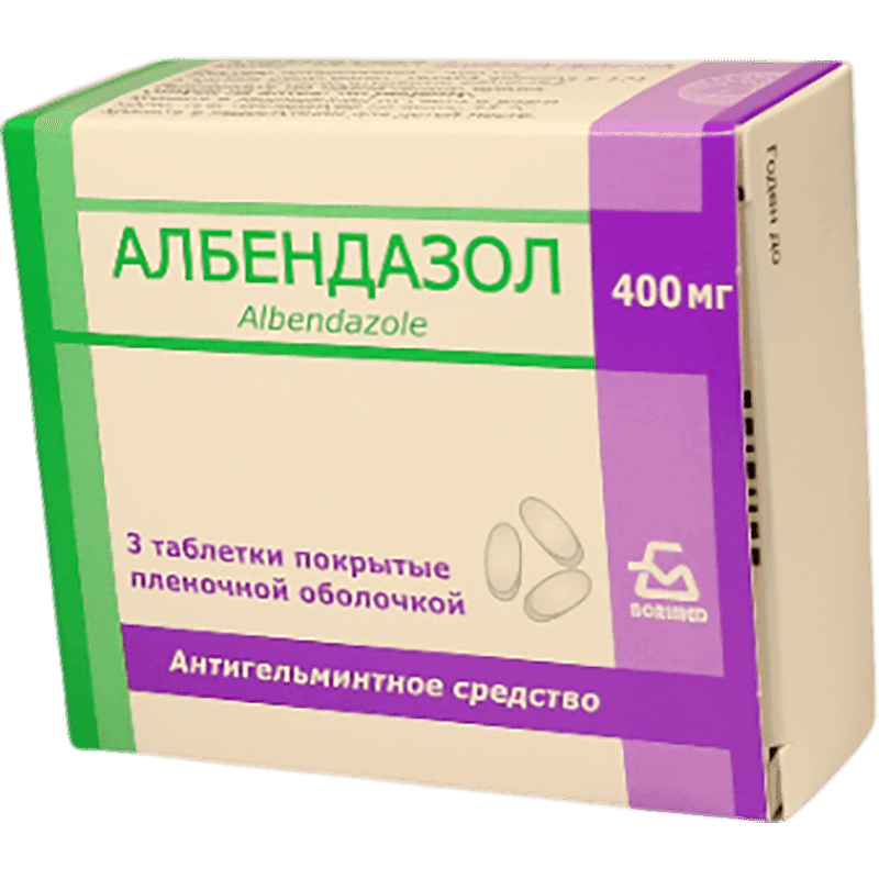 Albendazol 400 mq 3 əd