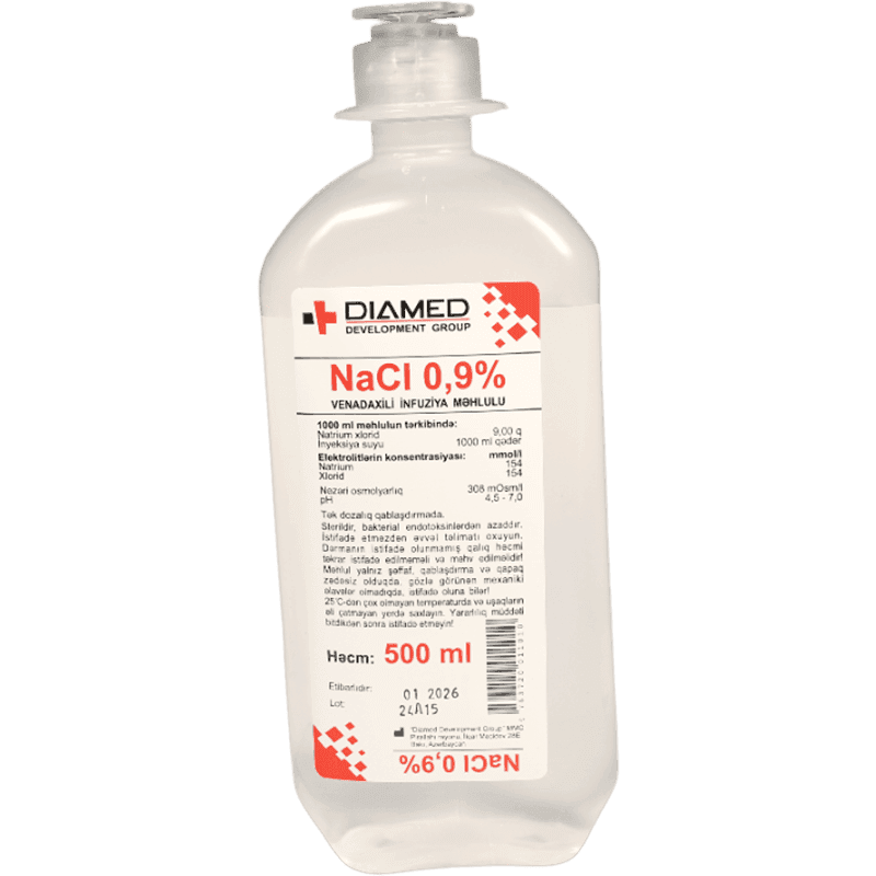 Natrium Xlorid 0,9% 500 ml
