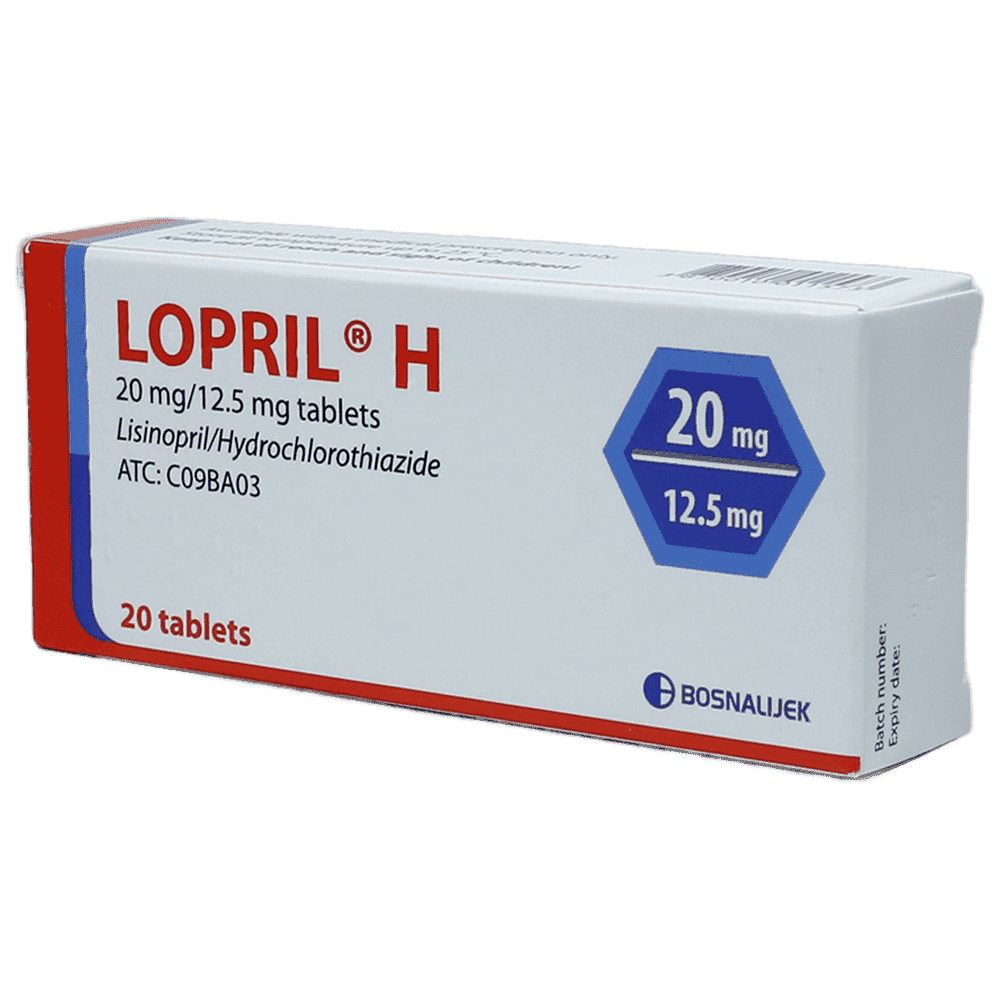 Lopril H 20 mq 20 əd.
