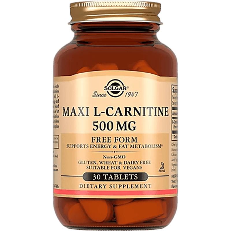 Solgar L-carnitine maxi, 500 mq 30 əd