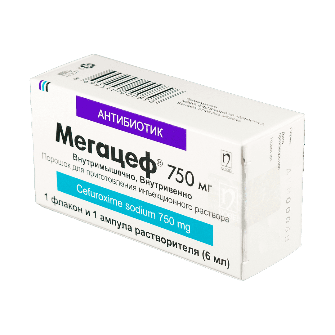 Megacef 750 mq 1 əd