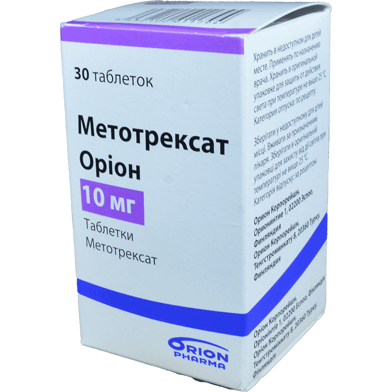 Methotrexat 10 mg. 30 əd.