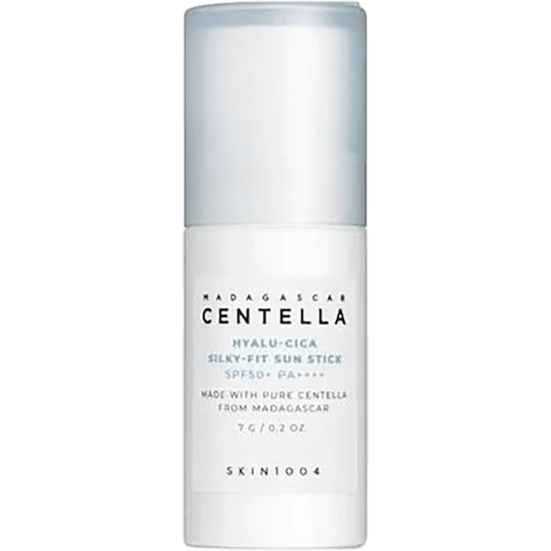 Skin1004 Madagascar Centella Hyalu-Cica Silky-Fit Günəşdən qoruyucu üz üçün stik, 7 q