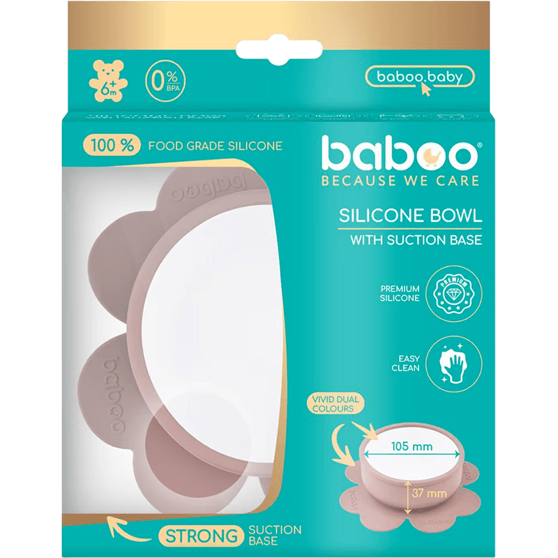 Baboo Silikonlu yapışan qab, Au Naturale, kakao