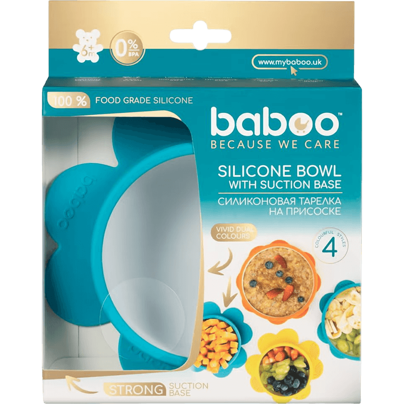 Baboo Silikonlu yapışan qab