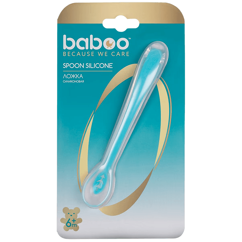 Baboo Silikonlu qaşıq, göy