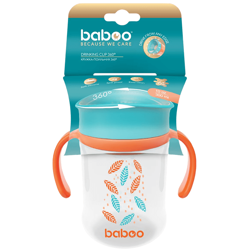 Baboo Cup 360° Su qabı, narıncı, 300 ml