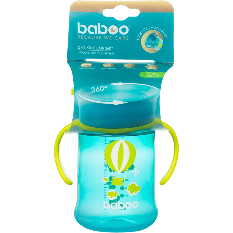 Baboo cup 360° Su qabı, yaşıl, 300 ml