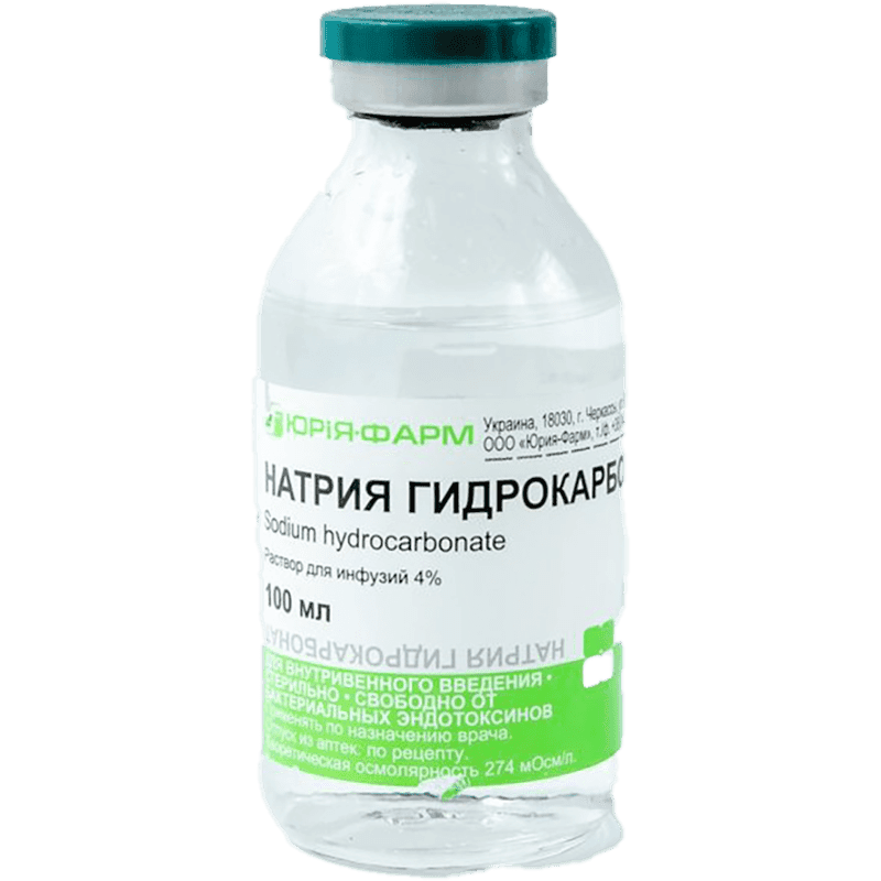 Natrium bikarbonat 4% 100 ml.