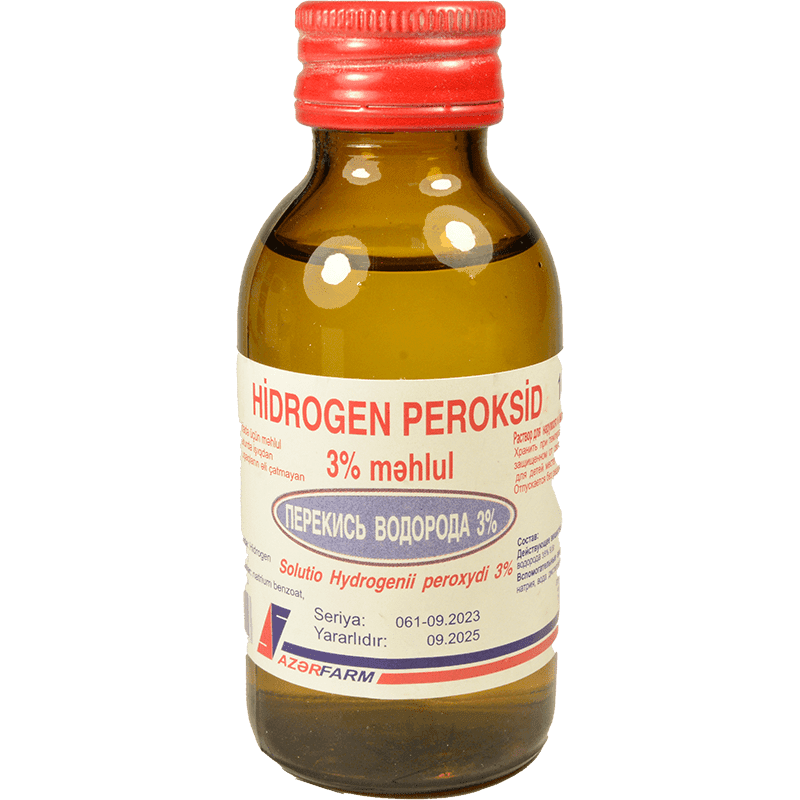 Hidrogen peroksid 3% 100 ml.