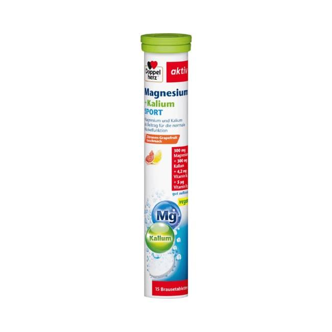 Doppel Herz aktiv Magnezium + Kalium Sport, 15 əd