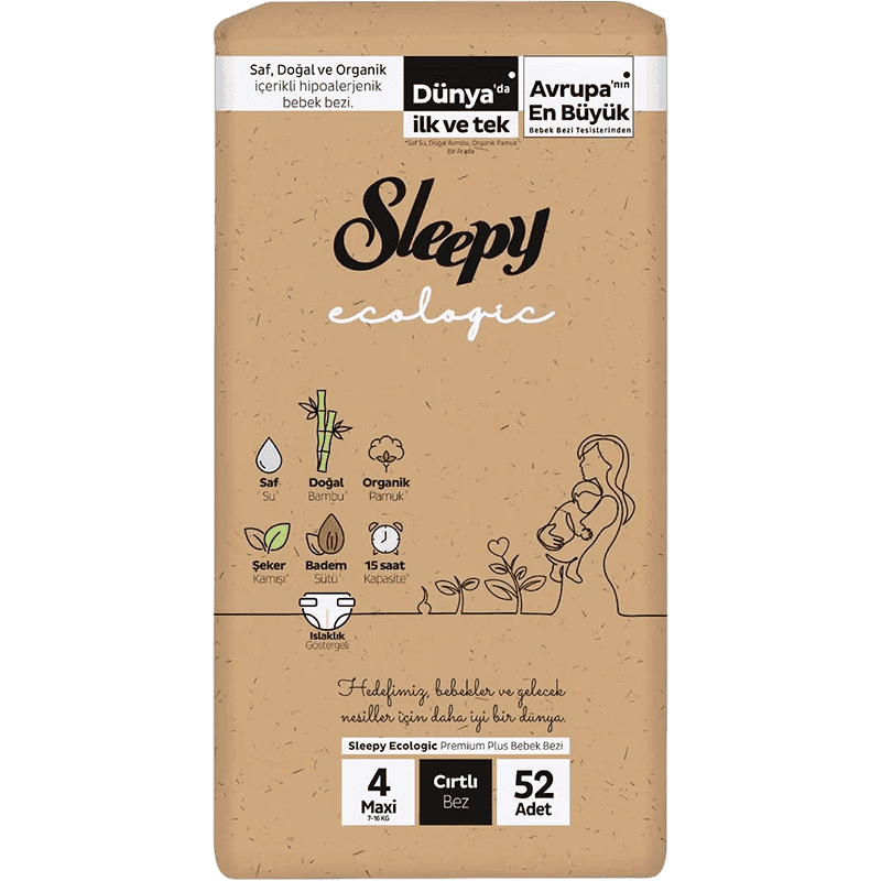 Sleepy-4 Ecologic Maxi bezlər 52 əd