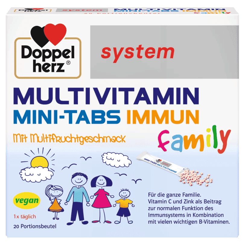 Doppel Herz System Multivitamin Mini-Həblər Family, 20 əd