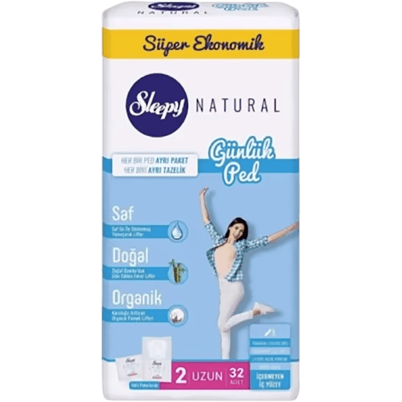 Sleepy Bio Natural hərgünlük padlar, 32 əd