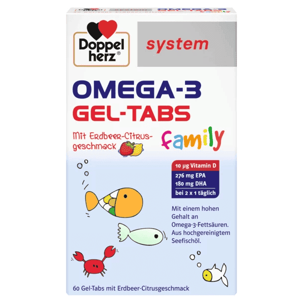 Doppel Herz System Omega-3 Family, 60 əd