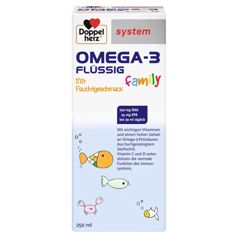 Doppel Herz System Omega-3 Family, 250 ml